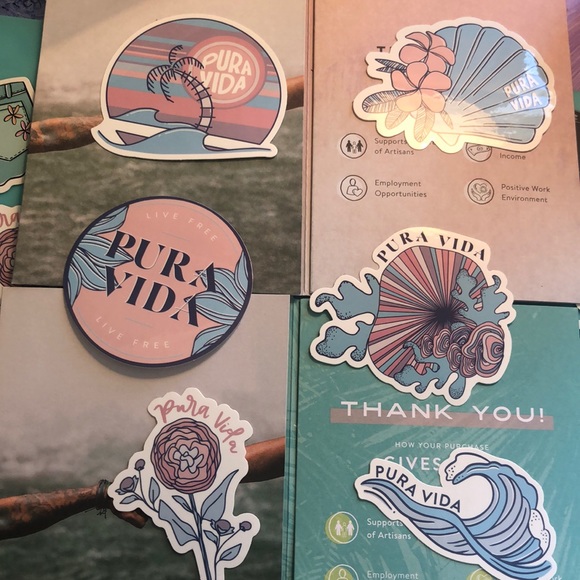 PURA VIDA stickers - Picture 1 of 7